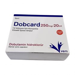Добутамин Добкард Dobcard (dobutamine) р-р д/ин амп 250мг/20мл в Новосибирске и области фото